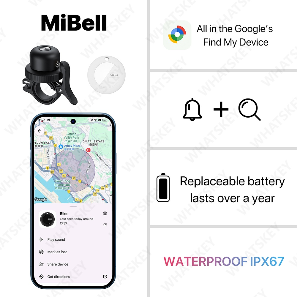 Велосипедный звонок-трекер Goo – обзор и цена Bell Handlebar Ring