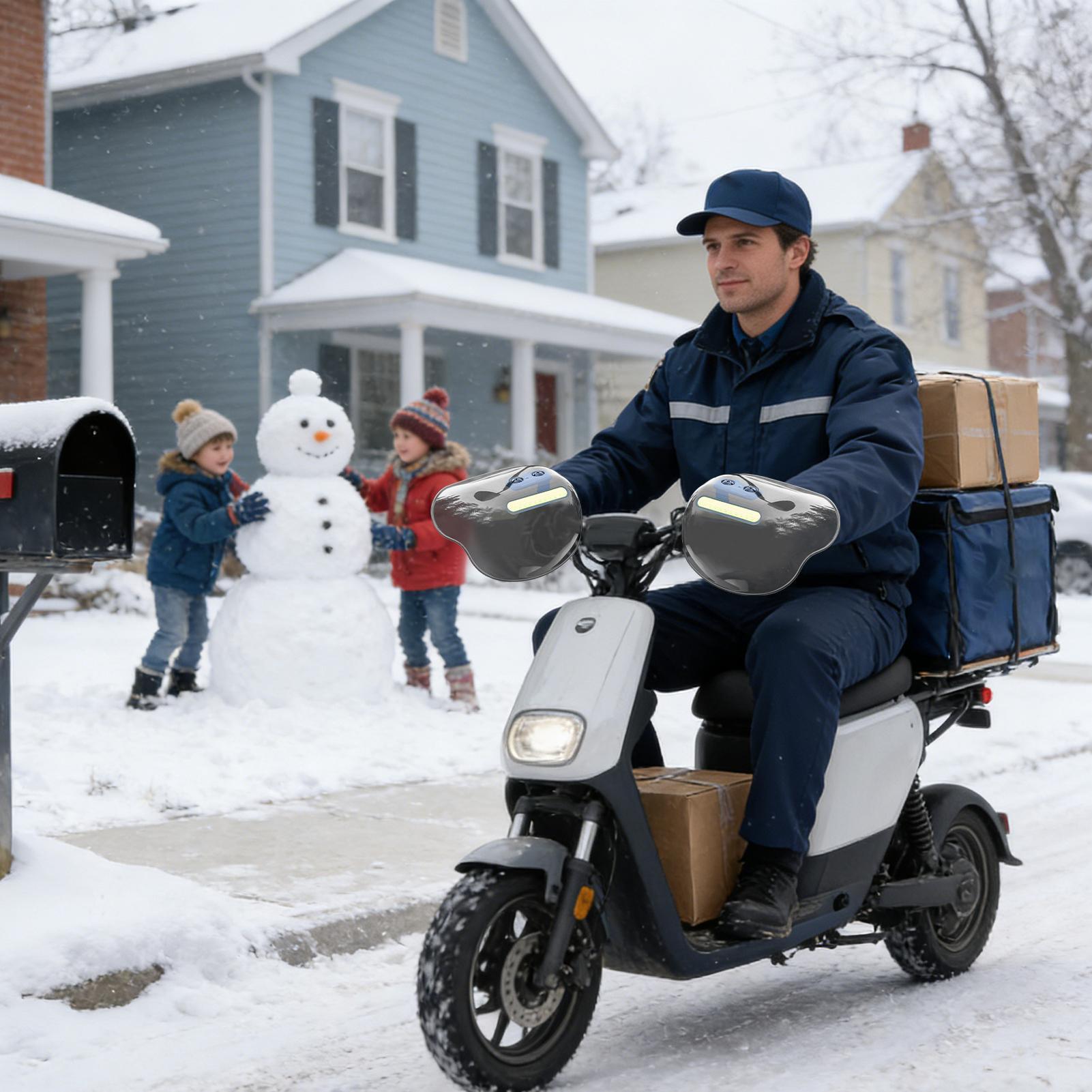 Зимняя защита для рук для скут – обзор и цена Winter Cycling Commute